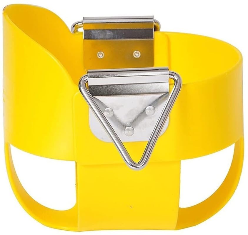 Image of Heavy-Duty High Back Full Bucket Toddler Swing Seat for Kids-Seat Only, Easy Install Fully Assembled, Yellow (Chain Not Included)