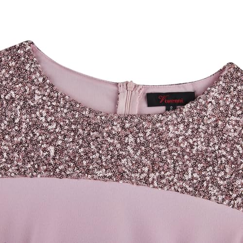 Image of Viwenni Women's Ruffle Vintage Formal Church Wedding Guest Cocktail Dresses