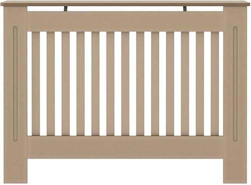 Miniatura 200 de 2 piezas de MDF para el hogar, calentador de sala de estar, soporte lateral para calefacción, cubierta de radiador, estante de gabinete de