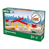 BRIO (ブリオ) 踏切 33388 対象年齢 3歳~ 【おもちゃ 玩具 木製おもちゃ 列車 レールセット 情景パーツ プレゼント（誕生日/クリスマス）】