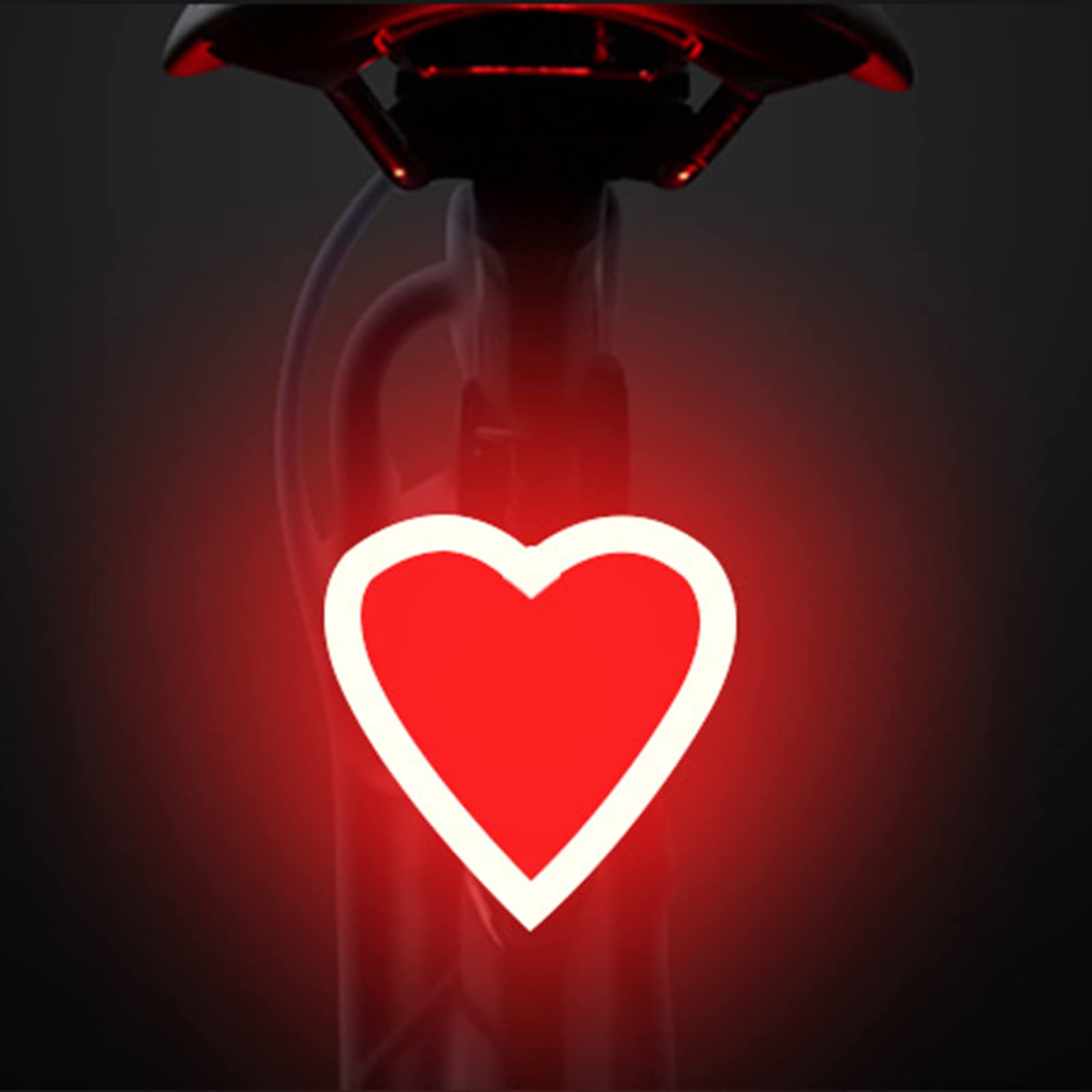 VONSYA Twelve Constellation Bike Tail Light Rear Light, Easy to Install - Water Proof - USB Rechargable, Ultra Bright. Bicycle Night Light