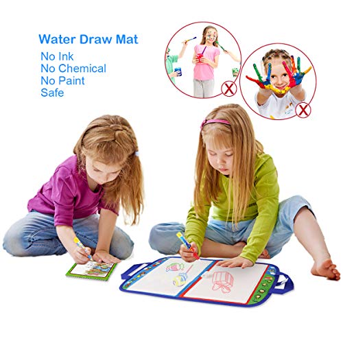 Jenilily Water Doodle Mat Portable Travel Drawing Bag Mat With Pen Educational Painting Toy For Toddlers Kids thumb #5