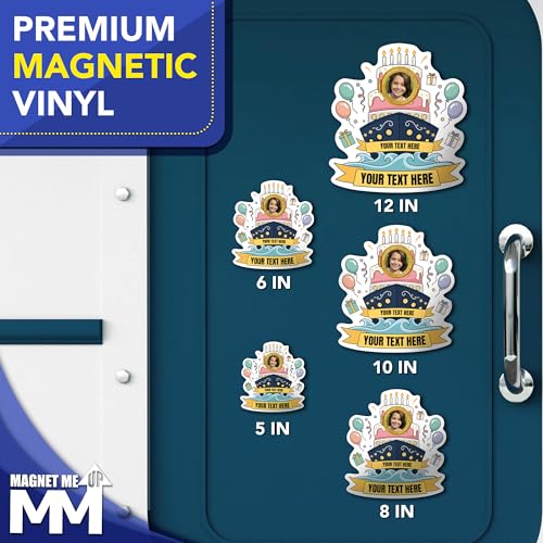 Imán Decorativo Personalizado Temático Pastel de Cumpleaños 12" miniatura 2