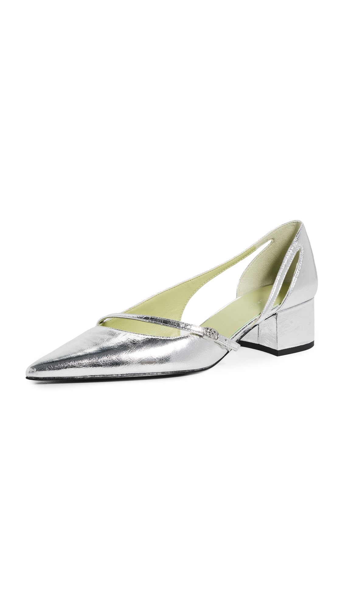 Tory Burch Women's Double T Buckle D'Orsay Pumps