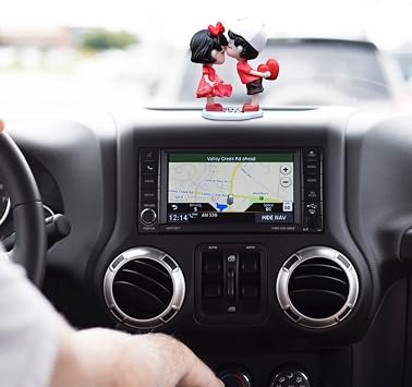 MiOYOOW Car Dashboard Decoration, Lovely Couple Auto Interior Decoration Cute Couple Ornament with for Cars Home
