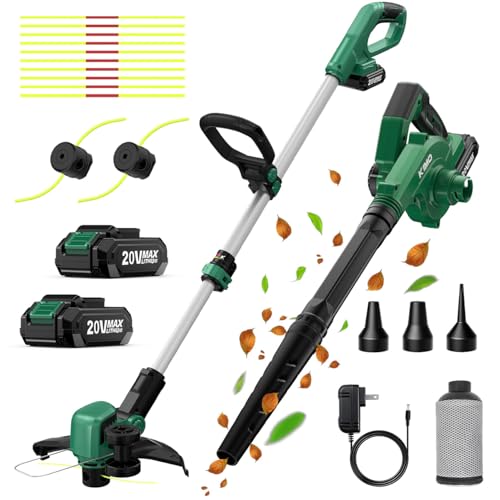 KIMO 20V Weed Wacker and Blower Combo