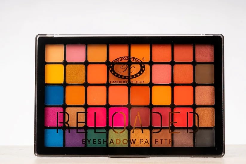 Image of FASHION COLOUR Reloaded Eyeshadow Palette | Available in 2 shades | Highly pigmented | Easy to blend | Matte and Shimmer Shades | Volume - 1