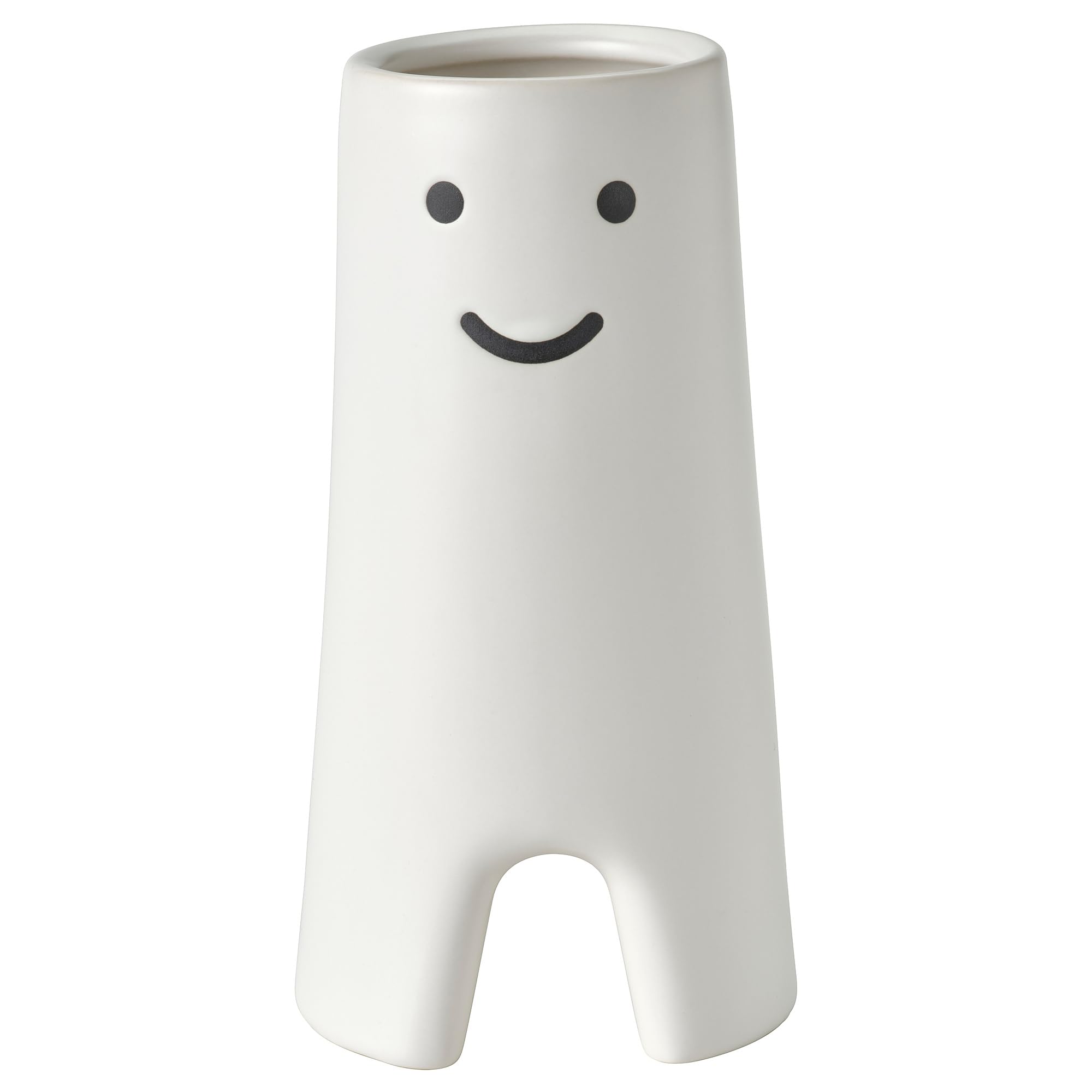Vase blanc FRÖVÄXT 20 cm vase décoratif en céramique pour fleurs