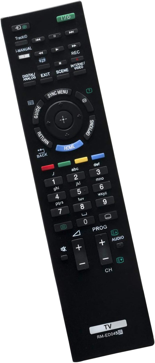 ALLIMITY RM-ED045 Remote Control Replaced for Sony Bravia LED LCD Smart TV KDL-22EX320 KDL-32EX320 KDL-37EX720 KDL-60NX720 KDL-24EX325 KDL-32EX420 KDL-40HX723 KDL-24EX320 KDL-32EX421