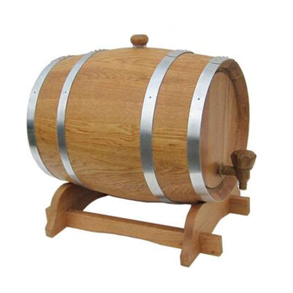 Buy Oak Wine Barrel 20L, Wood Barrel Dispenser Whiskey Barrel for