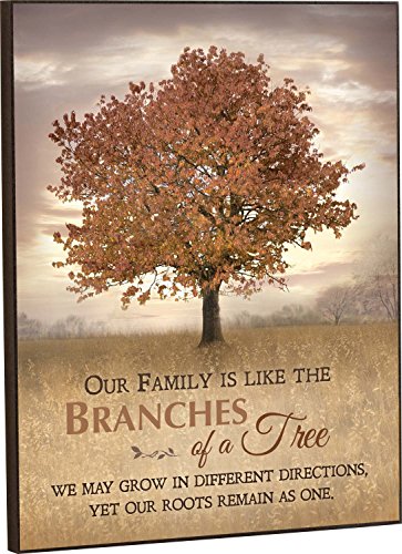 P. Graham Dunn Our Family is Like The Branches of a Tree 16 x 12 Wood Wall Art Sign Plaque