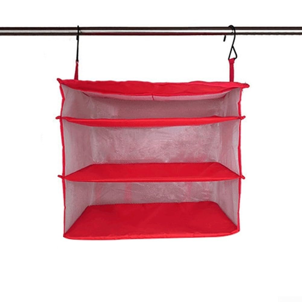 Bolsa de almacenamiento colgante de tela Oxford con perfil plegable e interior de múltiples compartimentos para uso en viajes (T)