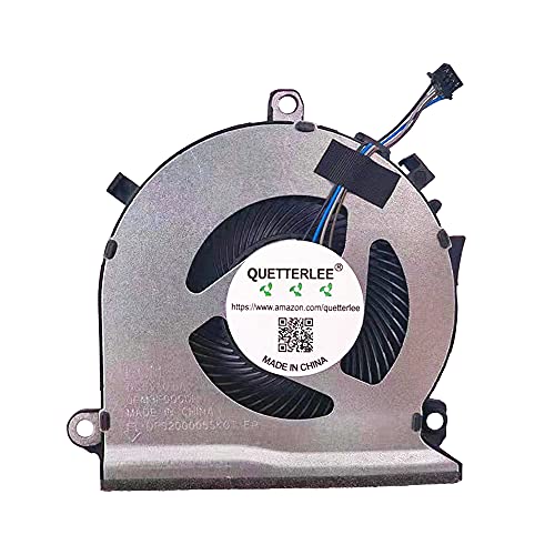 QUETTERLEE Replacement New CPU Cooling Fan for HP Pavilion Gaming 15-EC 15-ec0013dx 15-ec0751ms 15-ec0054ax 15-ec0010nr 15-ec0075ax 15-ec0001ne 15-ec0078ax 15-ec0001ne ec0057AX Series L77560-001 Fan