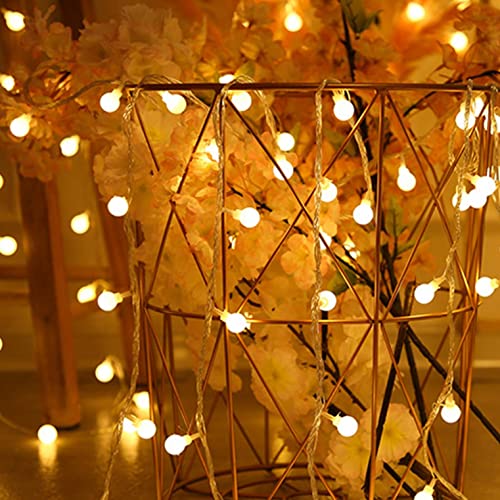 DABASHAN 1.5M 10LED Lichterkette LED Sterne Batterie Außen Innen Weihnachten Lichterketten für Zimmer Party Garten DIY Deko Lichterkette Kinderzimmer Lichterkette Weihnachtsbaum Cover