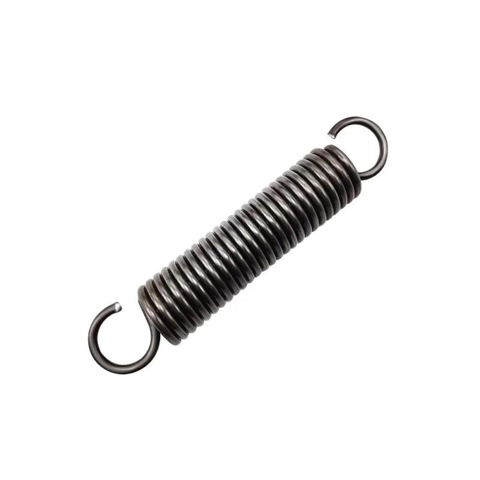 Spannfeder Zugfeder Mit Haken – 230 Mm Länge, 3,0 Mm Draht-Ø, 20 Mm Außen-Ø, Wärmebehandelt (2 Stück)