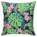 Tropische Orchidee Blumen wiederholen Muster Wurfkissenbezug Dekoratives quadratisches Kissenbezug 18 "x18 Kissenbezug Wohnkultur