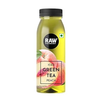 Raw Pressery Iced Green Tea Peach 250 ml - image, photos