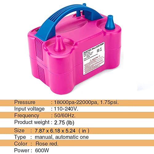 Balloon Stuffer with Pump and Pliers - Flaring Pliers for Balloon Rose Bouquet - Wedding, Birthday, Party - Purple