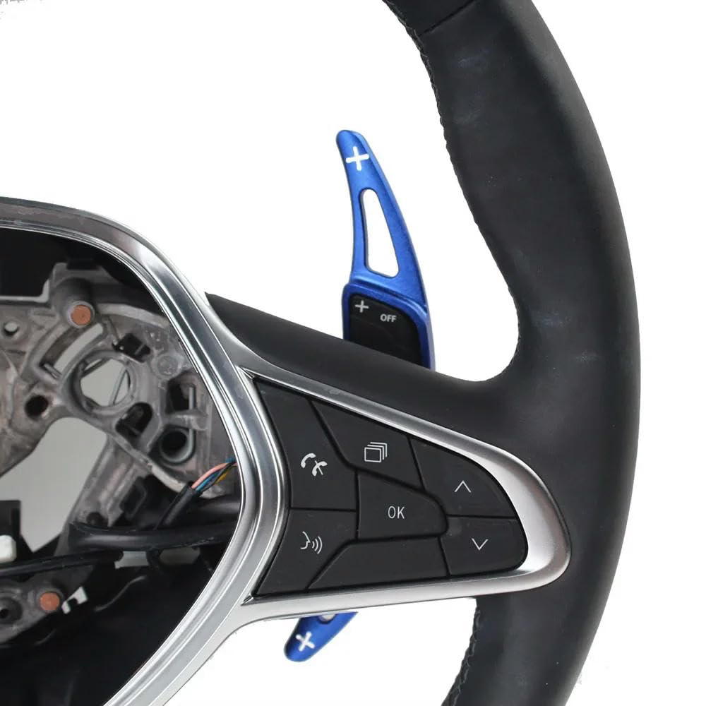 Auto Lenkrad Paddle Shift Extension Für Renault Clio 5 Captur 2 Arkana Zen Initiale Paris XM3 2020 Aluminium Schaltwippen Aufkleber