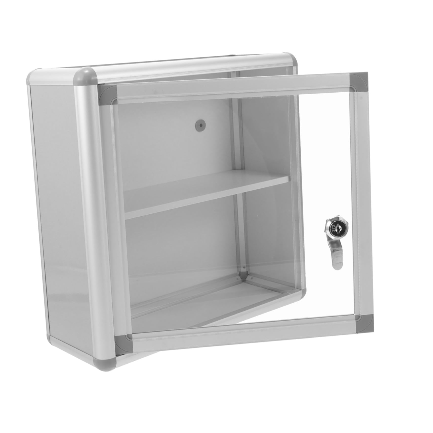 NOLITOY Botiquín de Primeros Auxilios Portátil de Aluminio Cierre y Múltiples Capas, Caja de Medicamento Colgante, Almacenamiento Seguro para Hogar, Oficina y Exteriores, Organizador