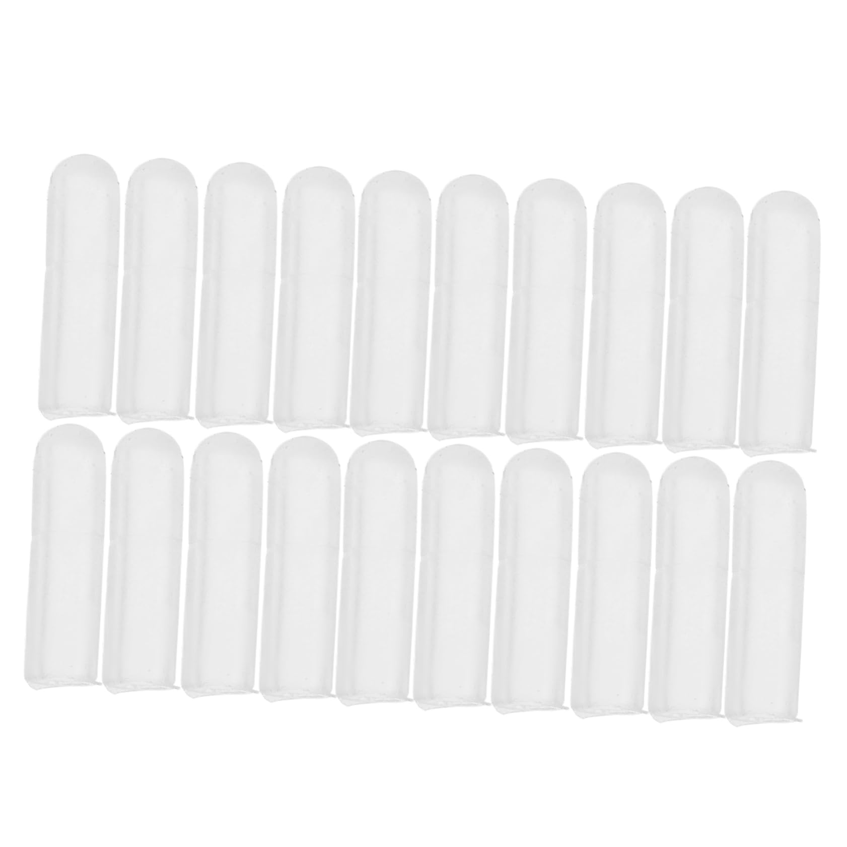 20pcs Silicone Ear Spoon Sleeves Soft Ear Wax Cleaner Tips Cover for Gentle Care Compatible Various Wax Removal