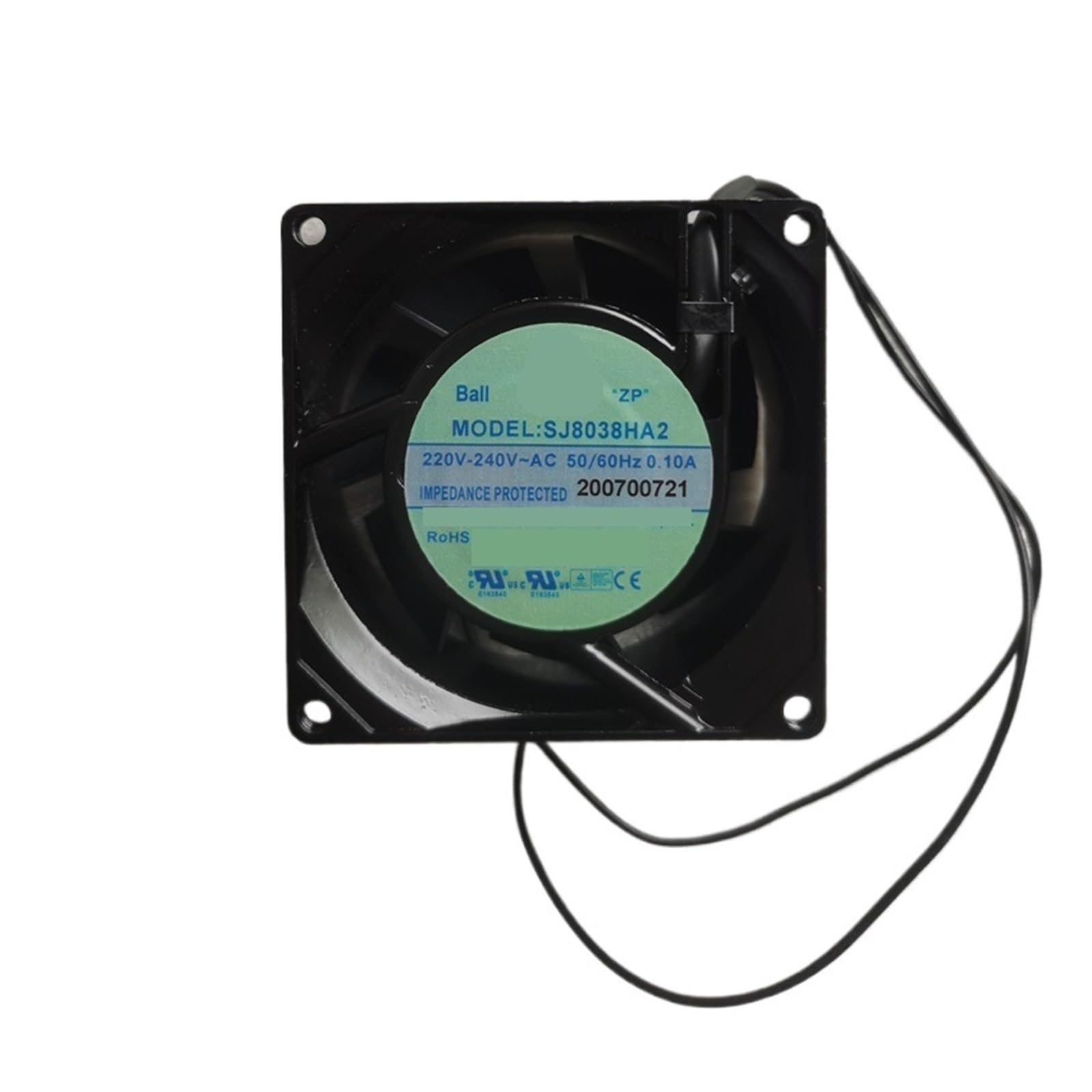 YMUGUEGH SJ8038HA2 80mm 8038 AC 220v 50/60hz 0.10A 80X80X38mm Cooling Fan