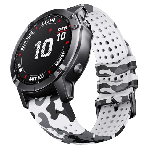 Bracelet de montre silicone 22mm pour Garmin Forerunner 955 965