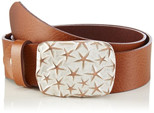 Biotin Sky of Stars, Cinturón para Mujer, Braun (cognac-bianco 15), 105 cm