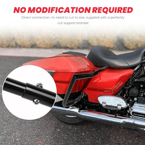 Barra de protección trasera para alforjas Harley Touring 2014-2026 miniatura 4
