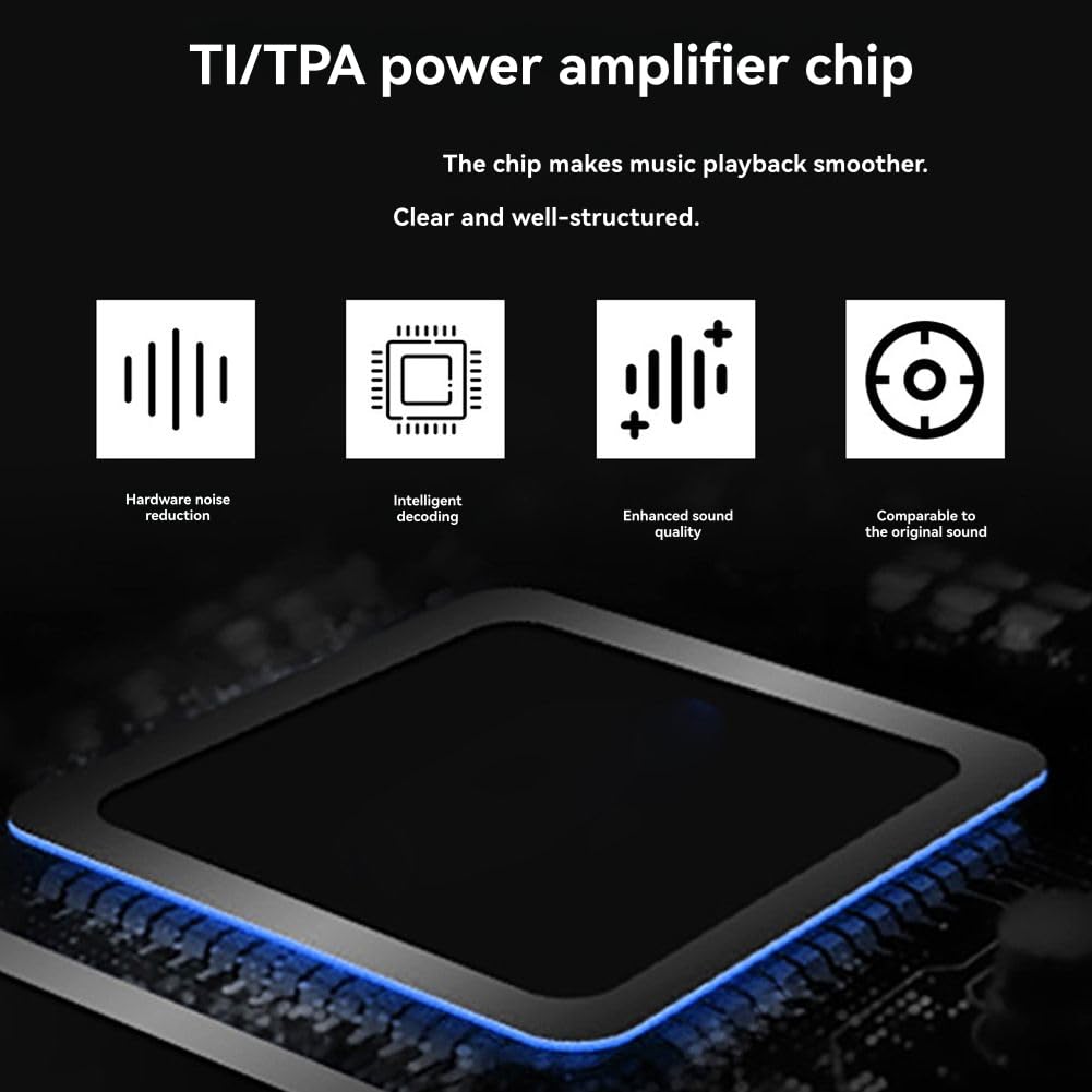 Pannello Musicale 86 Tipo Min Amplificatore da Parete 2x25W Suono Stereo Bluetooth Home Audio Touch Screen