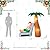 eUty Christmas Inflatable Decorations Outdoor 6 FT Christmas Blow Up Decorations Hawaiian Tropical Santa Claus Coconut Tree Yard Decor Build in Led Lights for Summer Garden Lawn Holiday Party