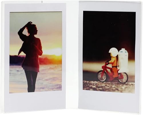 Paquete de 5 mini marcos de fotos acrílicos verticales para Polaroid Fujifilm Instax Mini 7s 8 9 11 12 25 50s 70 90/Polaroid Z2300/NONS SL42 Cámara