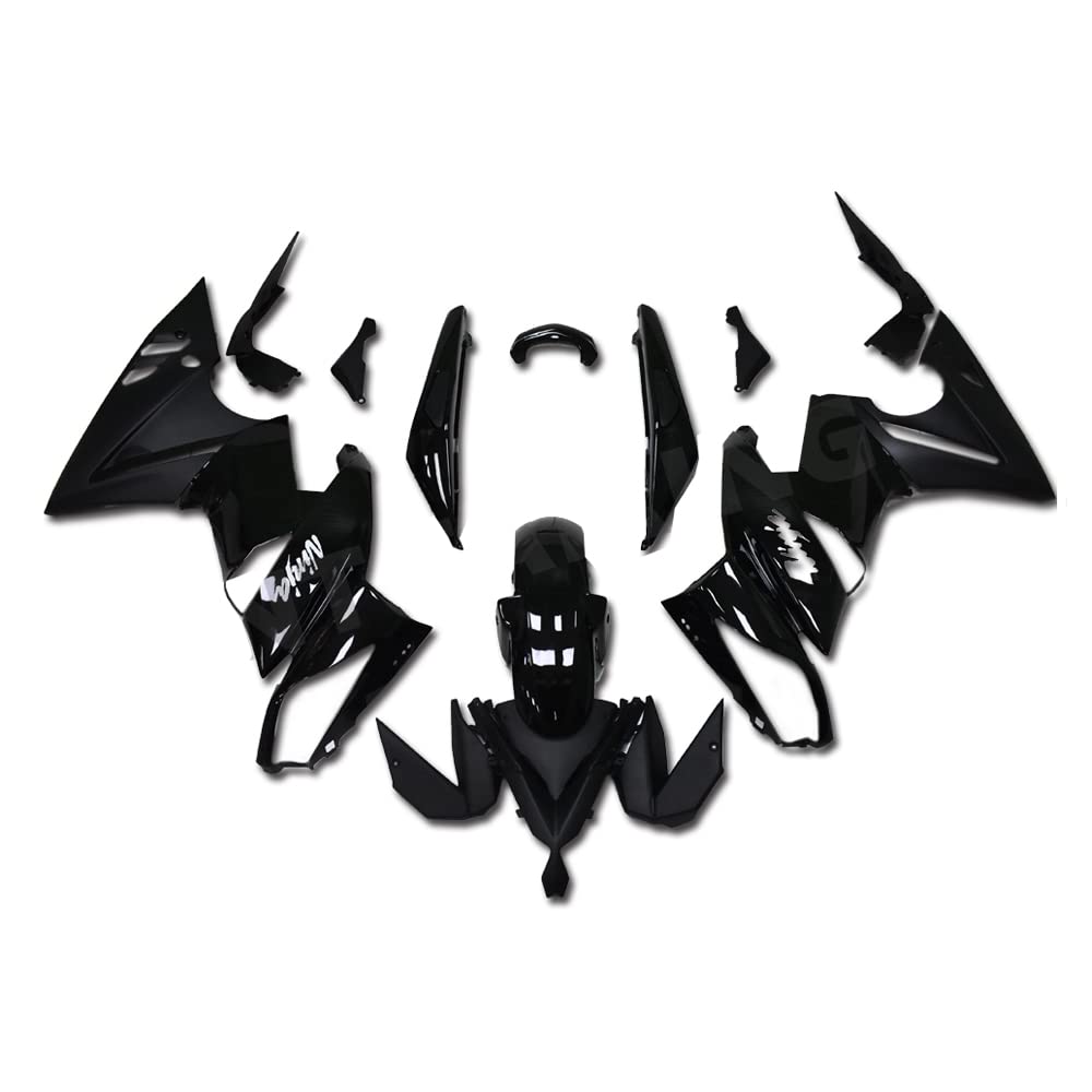 MC Glossy Matte Black Fairing Fit for Kawasaki Ninja 2009 2010 2011 650R ER-6F Injection Mold ABS Plastics New Bodywork 09 10 11 M01