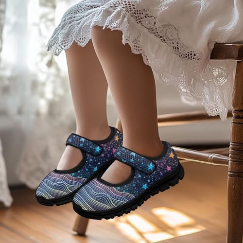 PinUp Angel Girls Cute Graphic Mary Jane Shoes Adjustable Straps Comfortable Funny Flat Walking School Shoes2