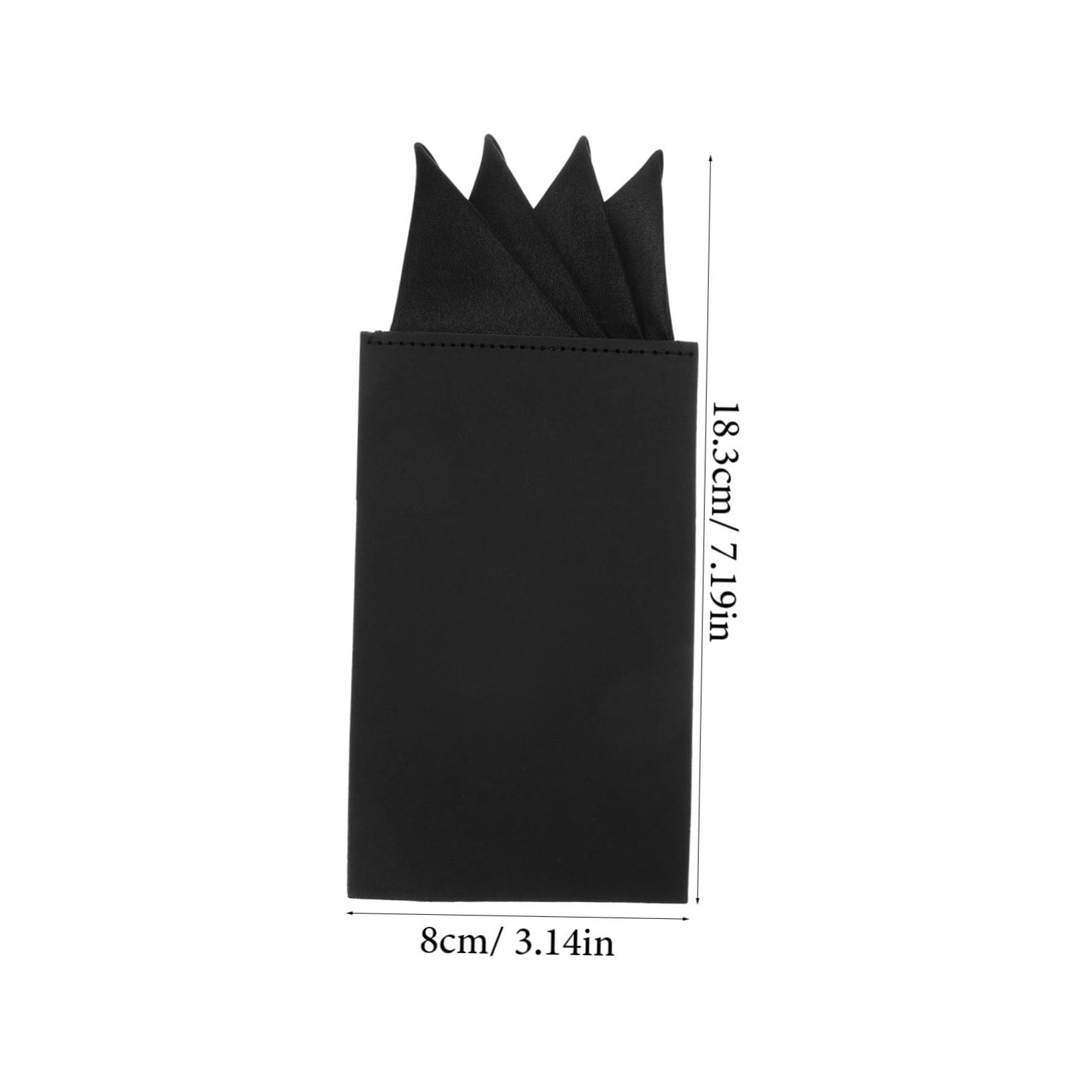 FOMIYES Gentlemen's Handkerchief for Suit Men's Business Suit Pocket Square Elegant Handkerchief Decorative Square