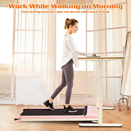 Caminadora portátil compacta con motor 1.5 hp y pantalla LED miniatura 7
