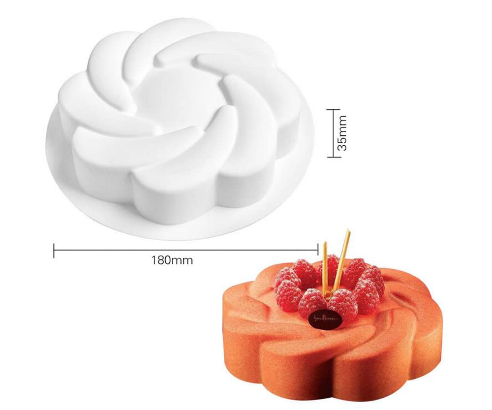 Stampo Semisfera in Silicone - Set di 3 Vassoi per Cioccolato, Torta