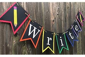 Write Teacher Classroom Decoration Banner - Bulletin Board