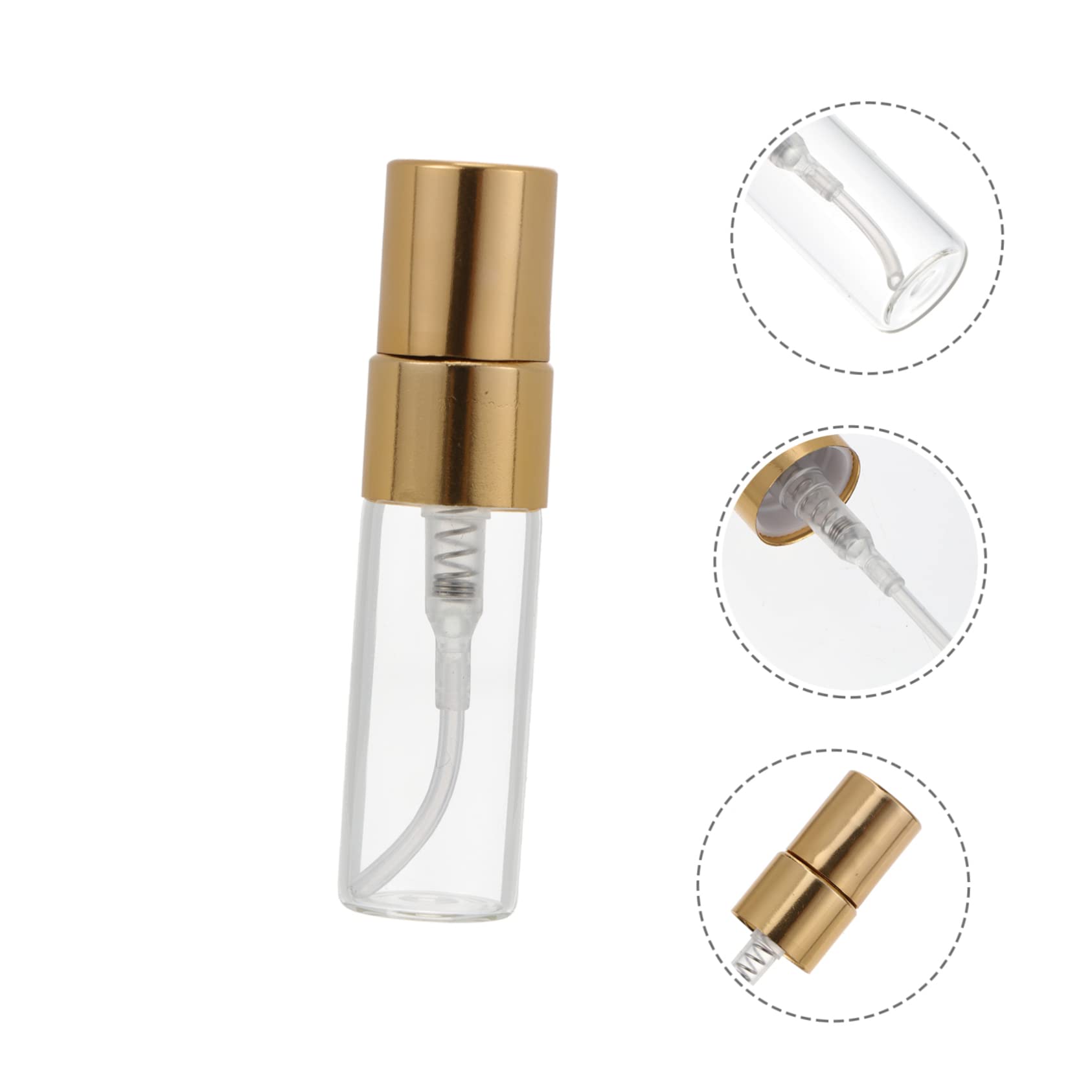 Ipetboom 2 Set Di Flaconi Spray Per Profumo Da Viaggio Da 3 Ml in Ricaricabili Contenitori Per Cosmetici 20 Pezzi*2