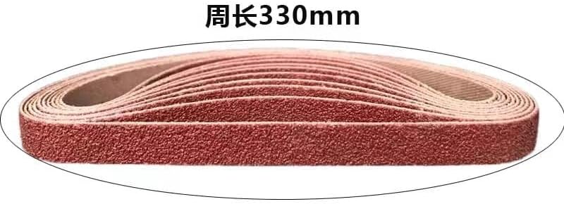 Sandpaper Sanding belts,sandblasting tools,50pcs 10x330mm Sanding Belts Abrasive Bands For Belt Sander Abrasive Tools Wood Soft Metal Polishing(80 Grit)
