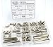 SpzcdZa 120pcs Binding Screws Posts Phillips Chicago Screw Assortment Kit for Scrapbook Photo Albums Craft and DIY Leather Decoration Bookbinding(M5 x 5/15/25/35/45/55)