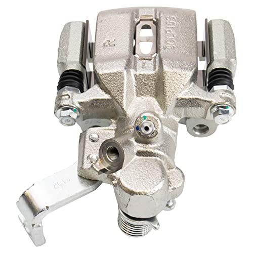 Image of TRQ Rear Brake Caliper Set Zinc Coated Hardware Brackets Compatible with 2007-2013 Suzuki SX4