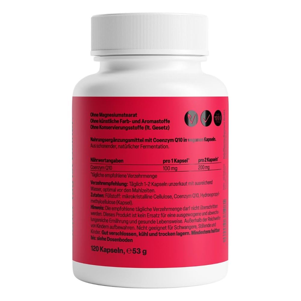 Zein Pharma Coenzym Q10 Kapseln 100 mg, 120 Kapseln, 1er Pack (1 x 57,5 g)