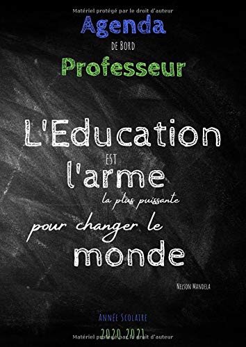 Télécharger Agenda de Bord Professeur - Année scolaire 2020 2021: Collège Lycée - Pour chaque semaine: 1 doub PDF Ebook En Ligne