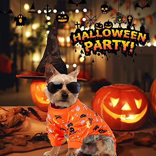 Pijamas para perro Puppy Halloween talla Large set 5 piezas miniatura 5