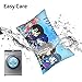 DHOUTSL Throw Pillow Cover Its Funneh Anime and The Krew Pillow Case Soft Plush Cushion Case for Sofa Bed Car Home Decor 20 × 30 inch