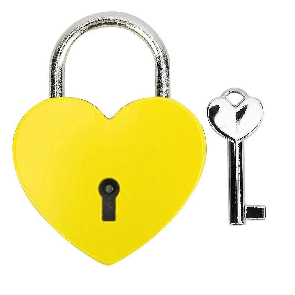 Joyhappst Image Color 2025 Latest Model Heart Lock Metal Colorful Exquisite Padlock Household Craft