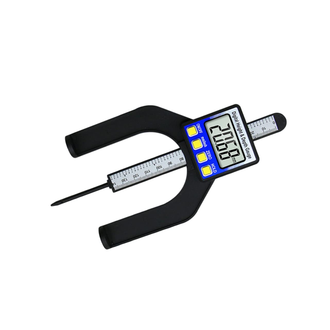 DOITOOL Regla De Medición De Altura (3 Unidades 2 En 1) Pantalla Digital Medidor De Profundidad Regla De Altura Para Carpintero Sonda De Detección De Metales