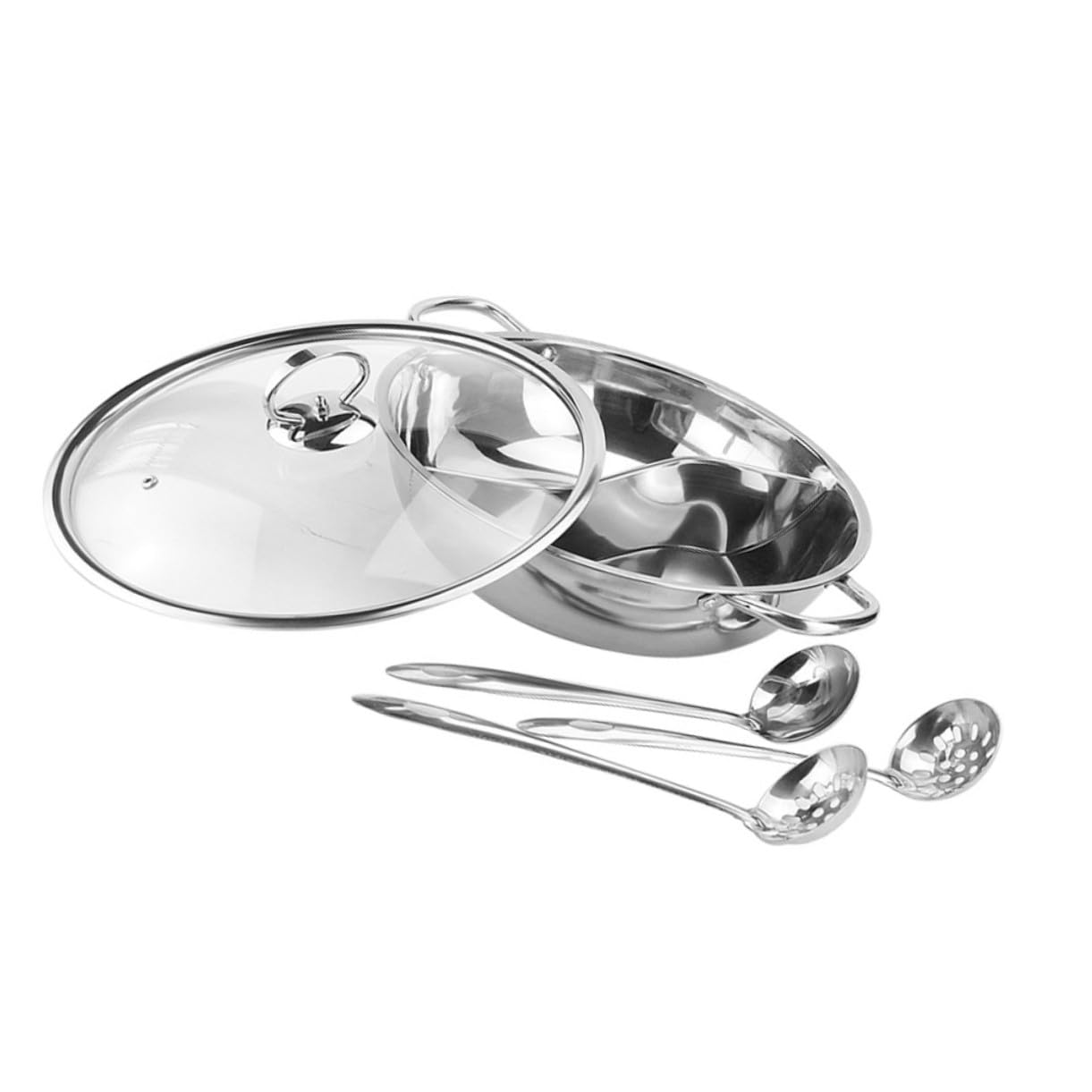 Fondue Chinoise en Famille : Marmite Inox Double Saveur Alipis
