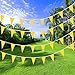 Consummate 100 Feet Yellow Pennant Banners Flags String Hanging Triangle Bunting Flags for Grand Opening,Kids Birthday,Party Decorations,60 PCS